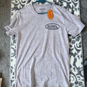 Von Dutch Heather Gray Men's Short Sleeve Tee